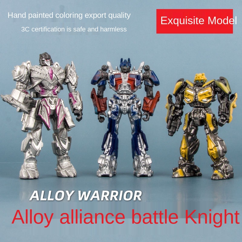 Alloy Transformers robot model Optimus Prime Bumblebee car robot ornaments