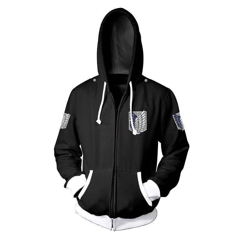 attack on titan survey corps hoodie