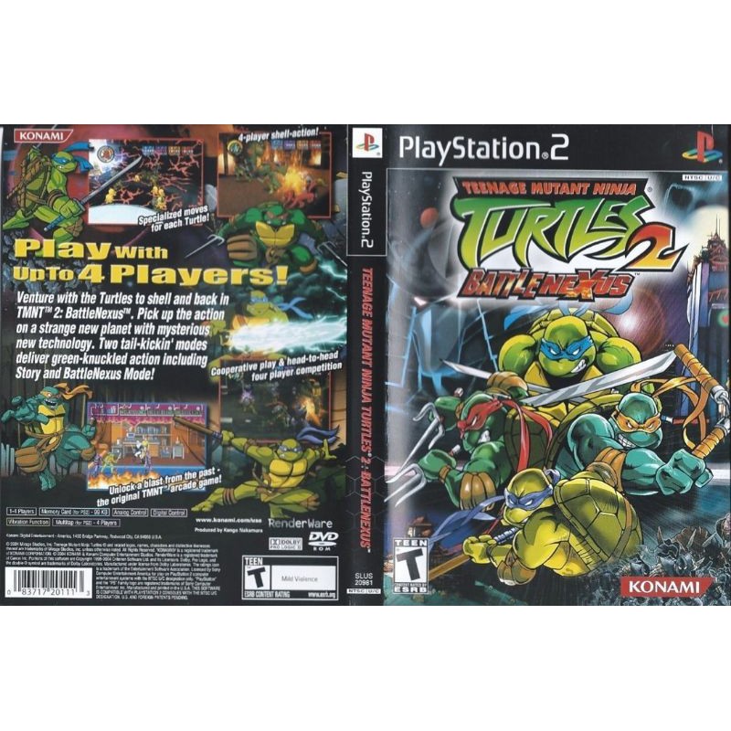 tmnt ps2 game