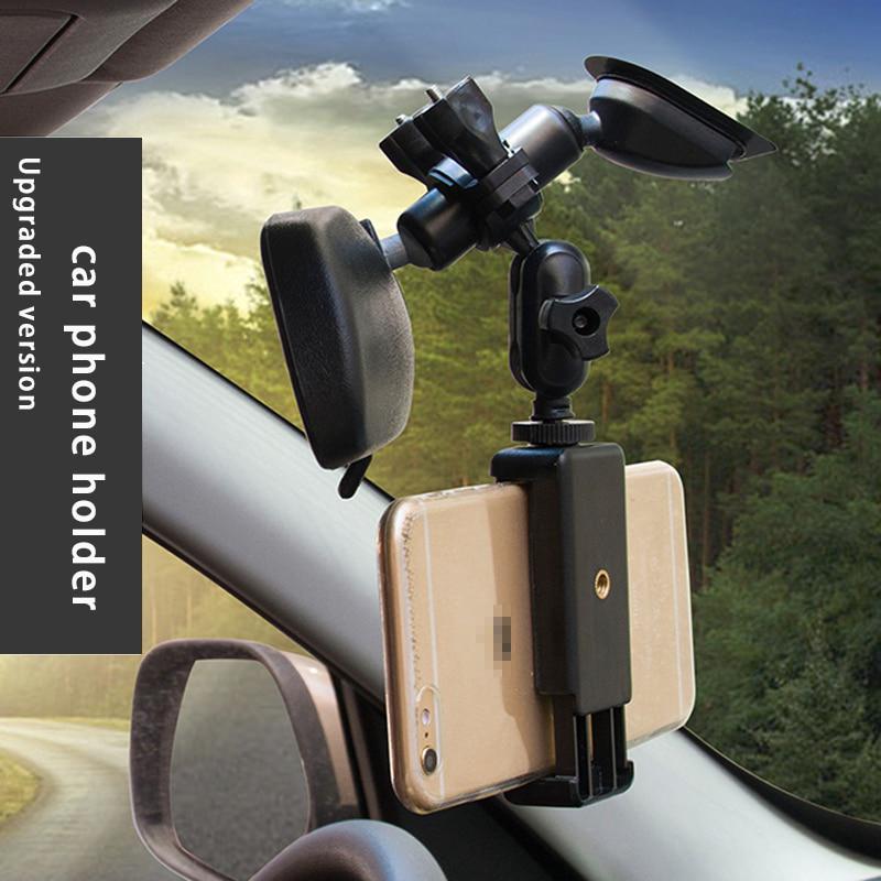 Enhanced Universal Car Phone Mount Holder For Rearview Mirror Phone ...