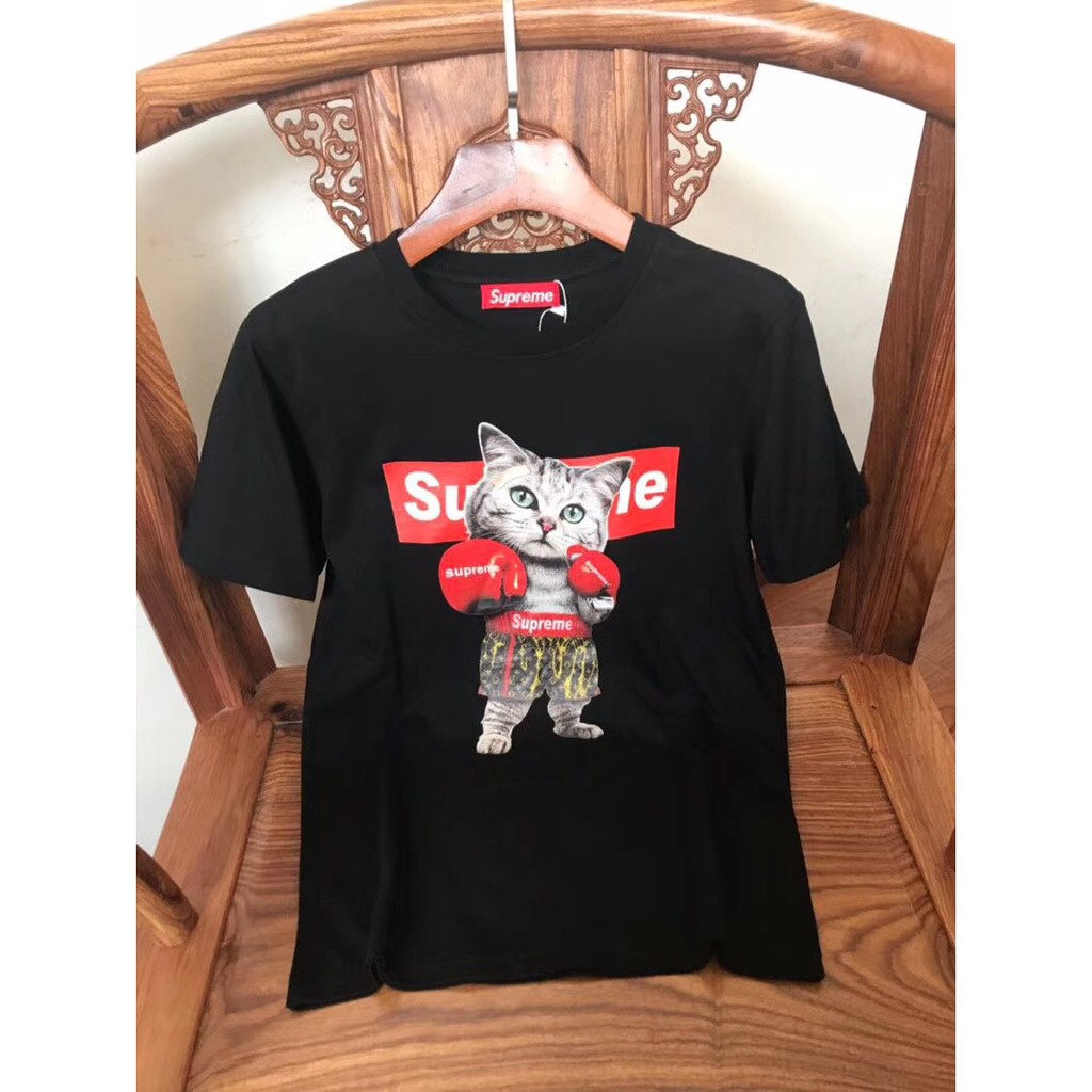 supreme boxing cat shirt