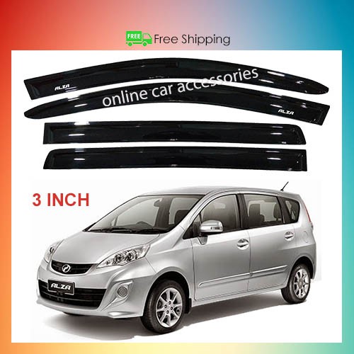 Perodua Alza Door Visor 8CM  Shopee Malaysia