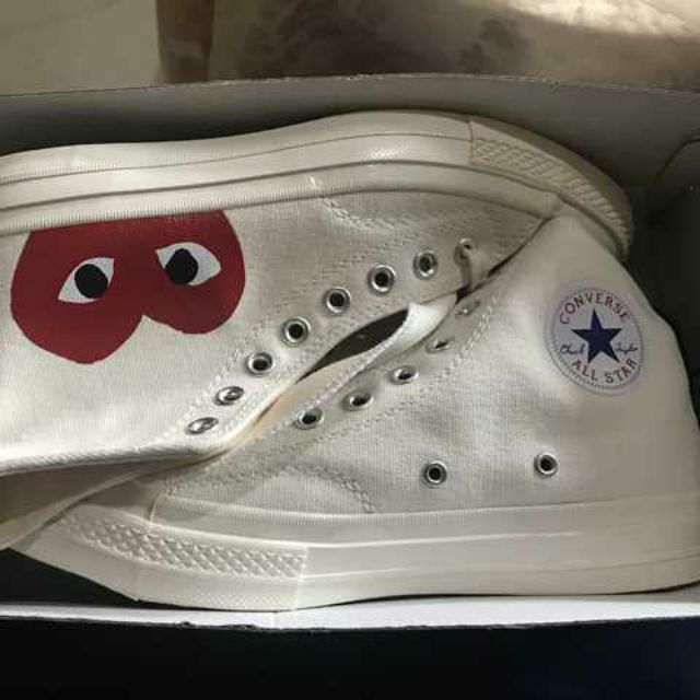 Converse x CDG Comme des Garcons play | Shopee Malaysia