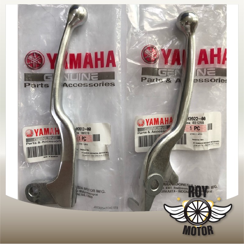 Roy Motor Yamaha Y15 Brake Lever and Clutch Lever Chrome 100 Original Yamaha Genuine Parts