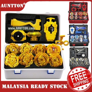 Auntton Beyblade Burst Toys Box Set Arena With Launcher stadium Metal Fusion God Spinning Top Bey Blade Blades stock