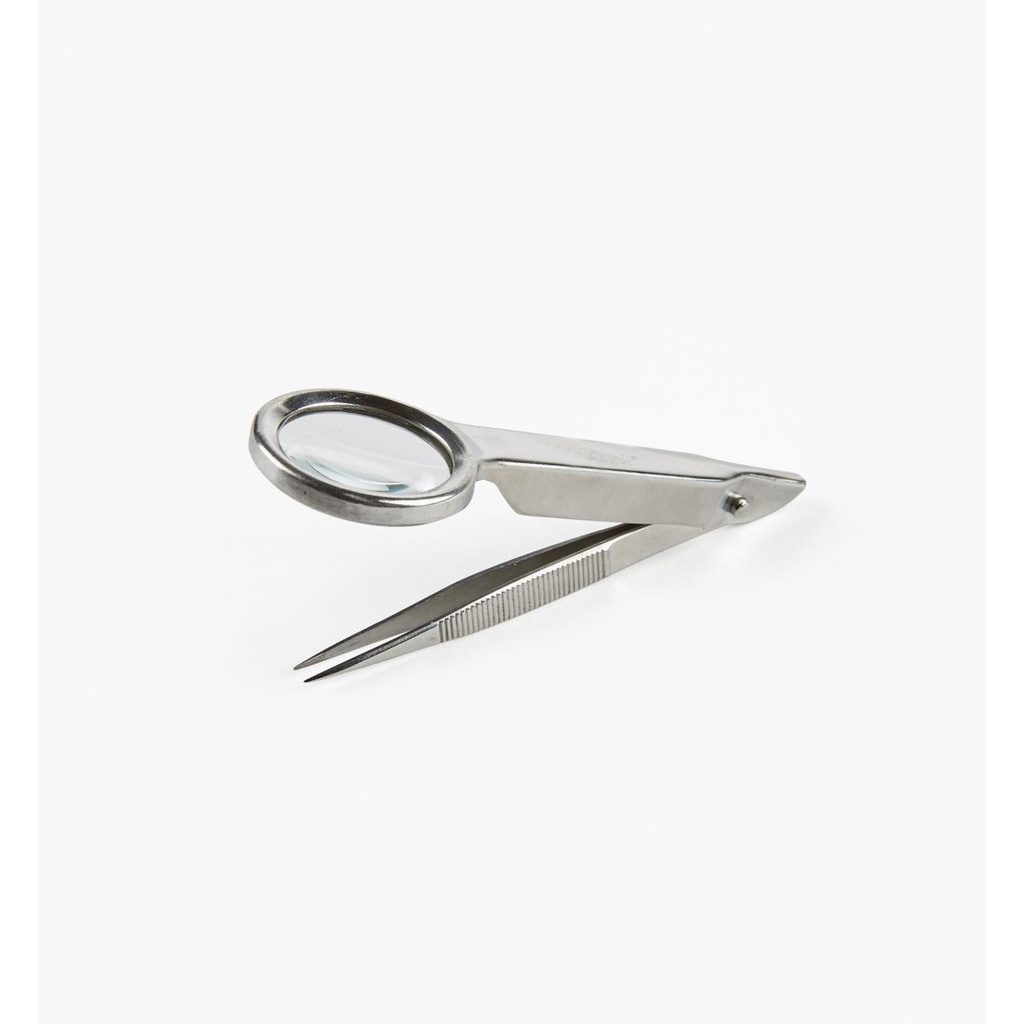 Tweezers with Magnifying Glass Magnifier Stainless Steel Shopee Malaysia