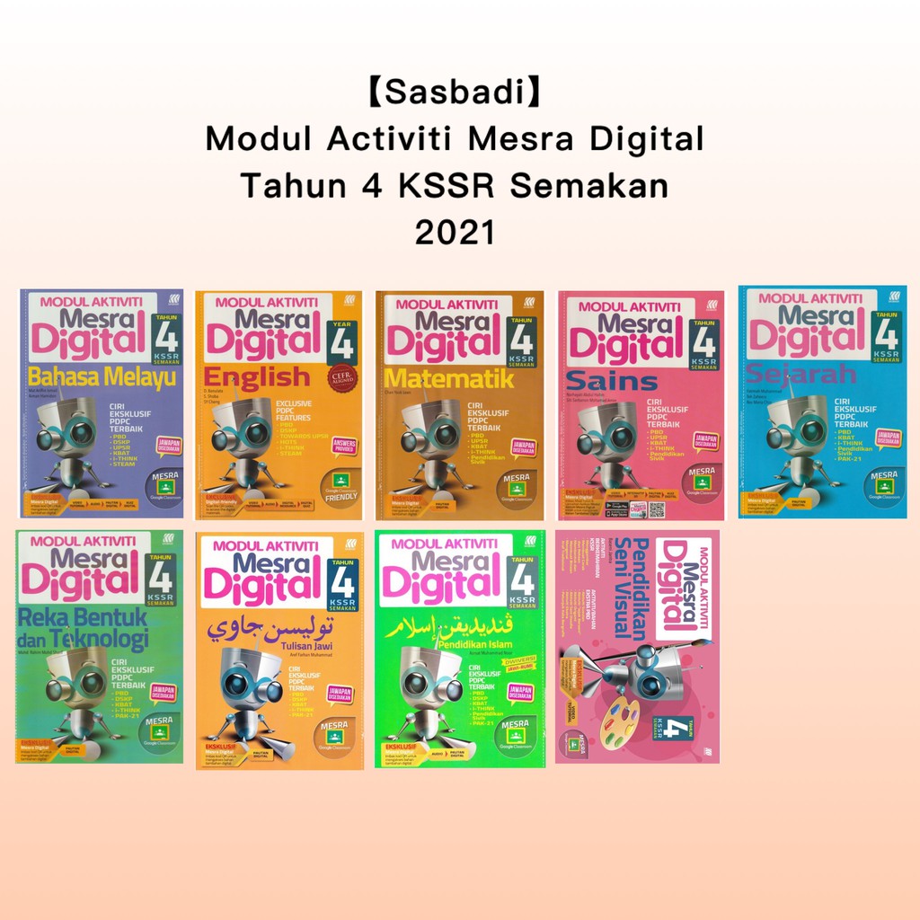 Buy 【Sasbadi】Modul Aktiviti Mesra Digital Tahun 4 KSSR Semakan 2021