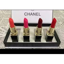 Chanel Lipstick Collection Set of 4 for Women | Shopee Malaysia