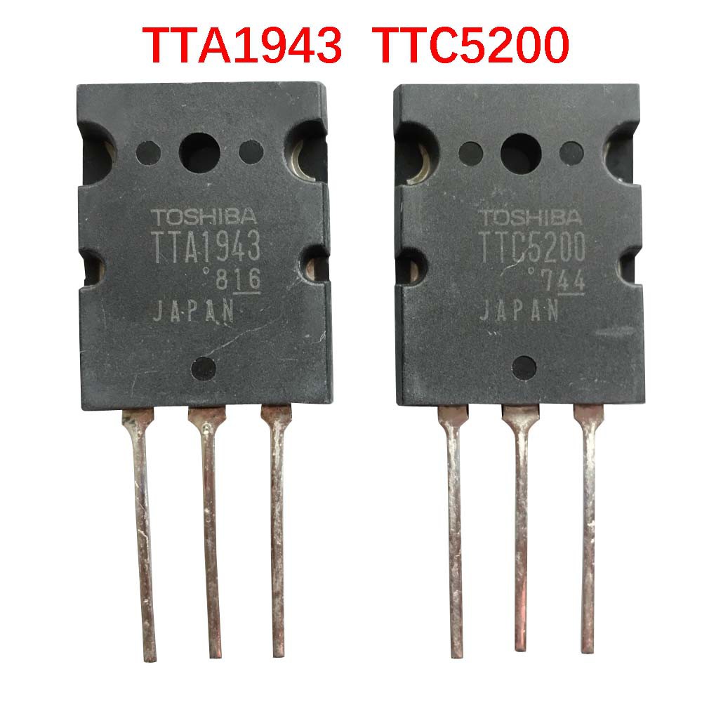 10PCS TTA1943 TTC5200 A1943 C5200 TO-3P Audio pairing power tube