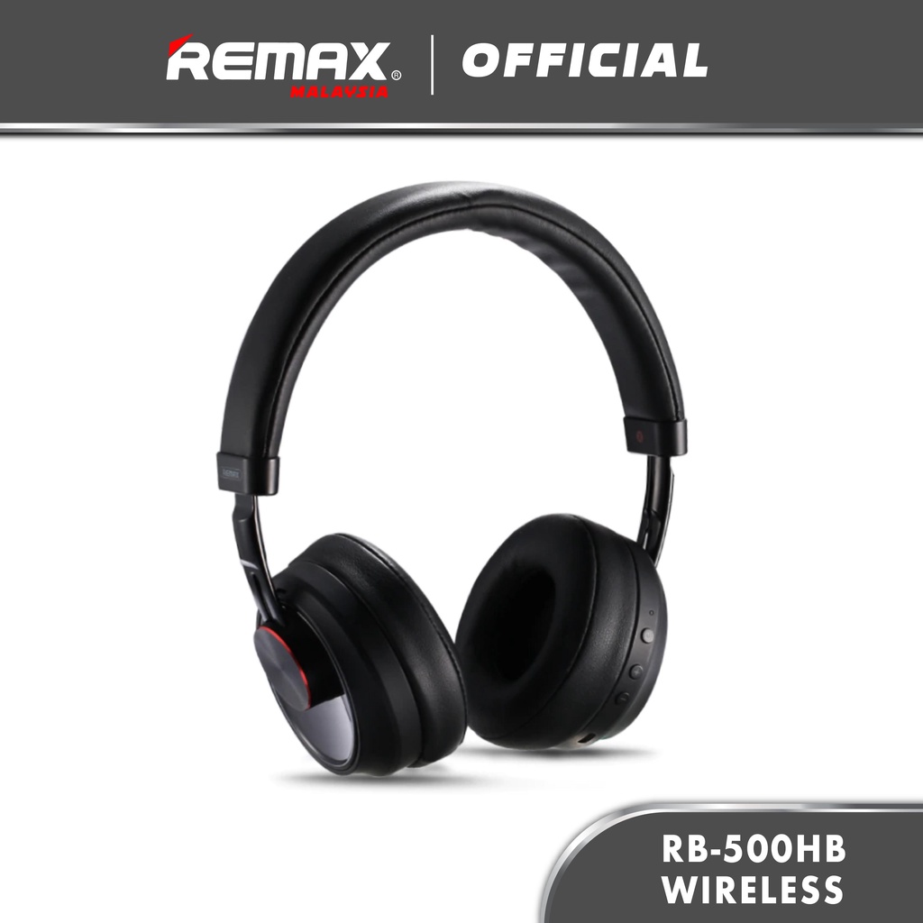 Remax RB-500HB Music Bluetooth v4.1 Headphones With Hi-Fi Stereo And HD Sound