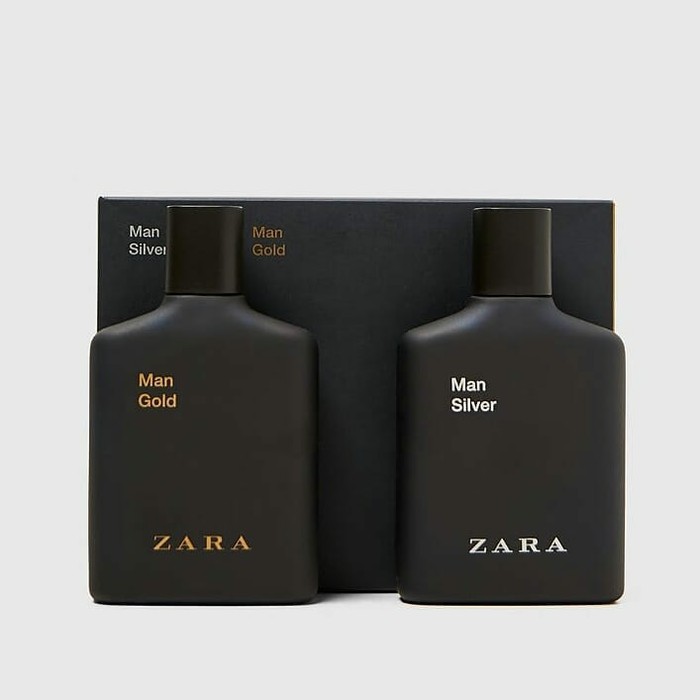 perfume zara man gold & silver