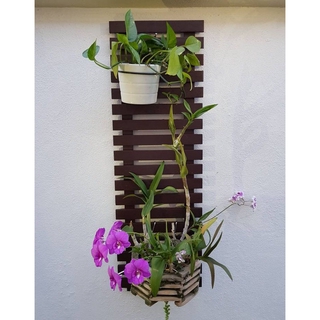 Wooden Garden Hanging Plant Decoration Deco Wall Panel Papan Gantung ...