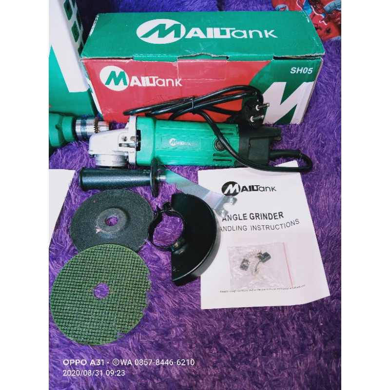 Mailtank Angle Grinder Sh05 4 Inch Hand Grinding Machine 4 Hand