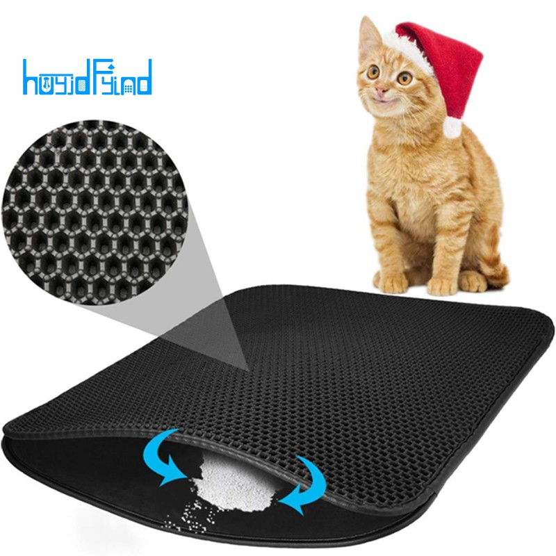 Cat Litter Mat Litter Trapping Litter Mat Honeycomb Double Layer