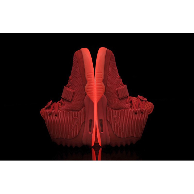yeezy red october glow in the dark
