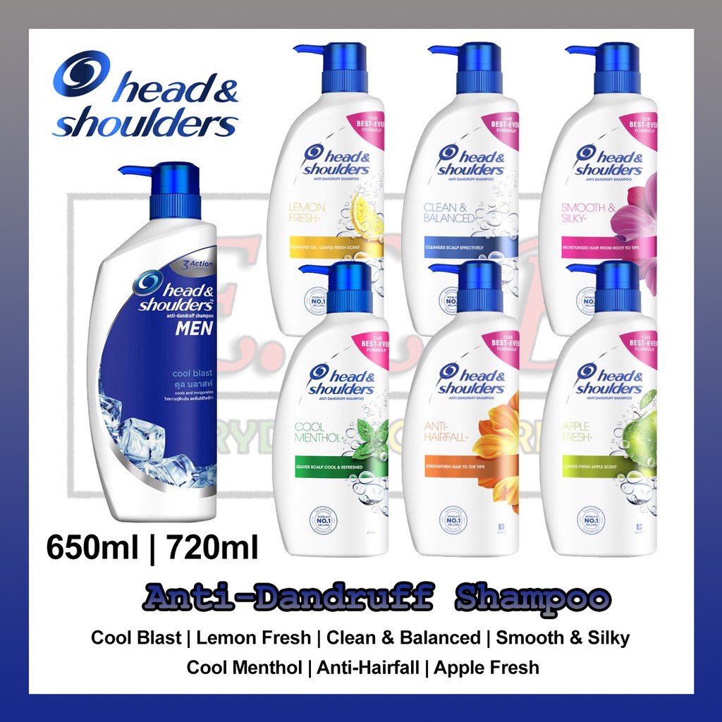 Head & Shoulders Shampoo 650ml / 720ml | Shopee Malaysia