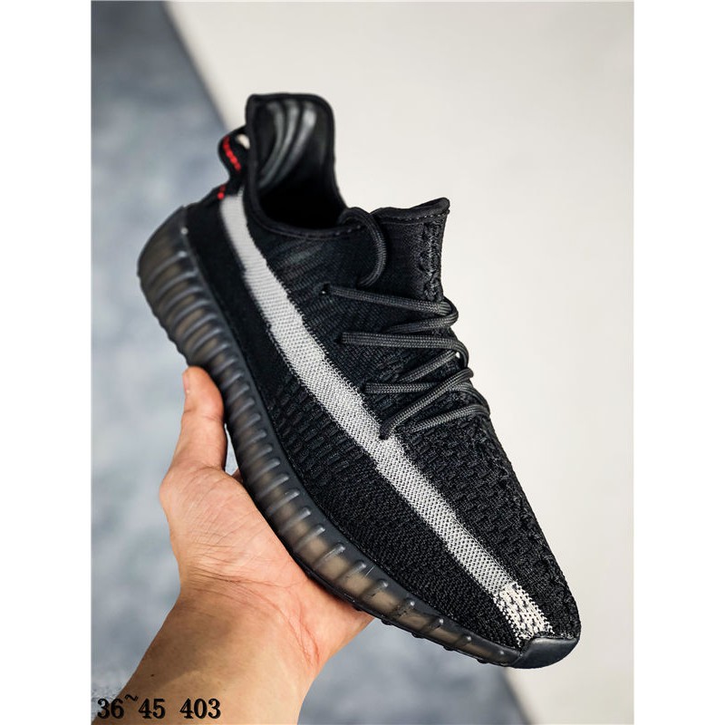 adidas yeezy 350 static black ref lace OEM premium quality Shopee