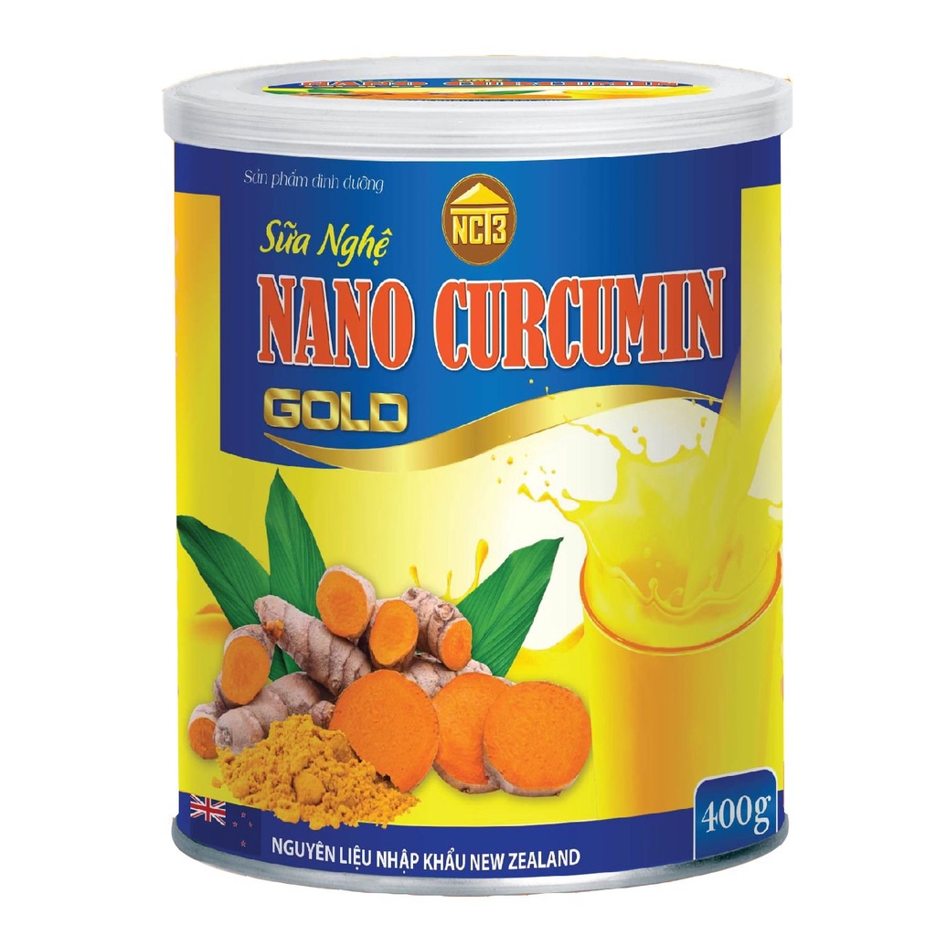 OXY Nano Curcumin Gold Turmeric Milk 400g Stomach Pain Relief, Colon