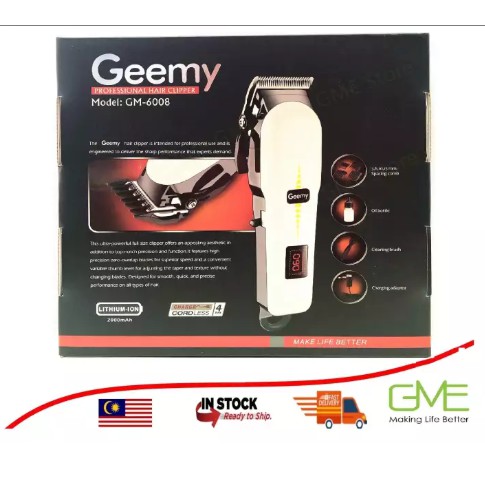 geemy professional hair clipper price