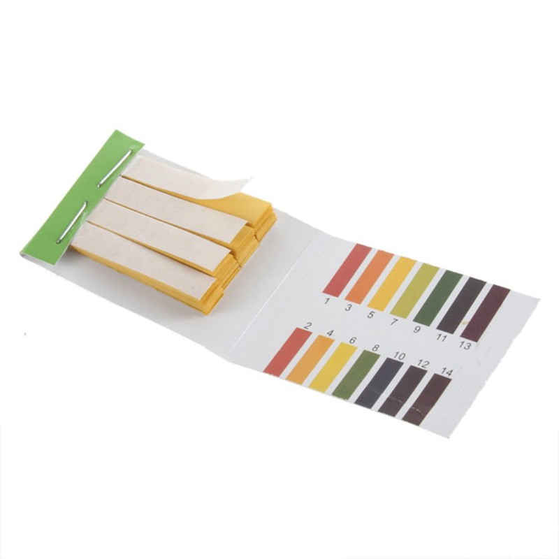 80 Strips Full pH 1-14 Test Indicator Litmus Paper Water Soil Testing Kit MY