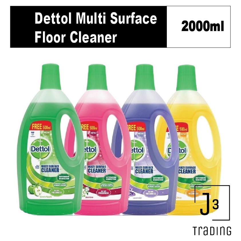 Dettol Multi Surface Floor Cleaner 1500ml Free 500ml Shopee Malaysia