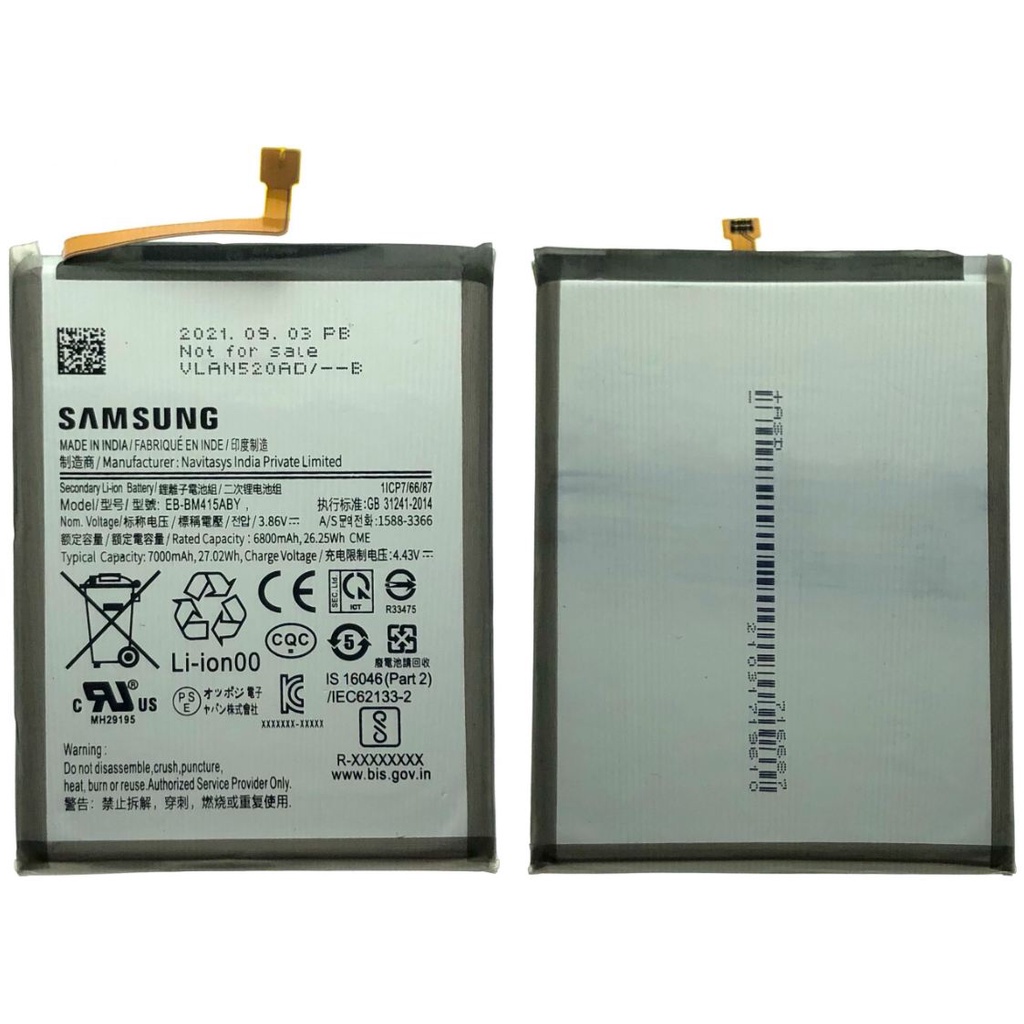 SAMSUNG M51 / M62 BATTERY (EBBM415ABY) Shopee Malaysia