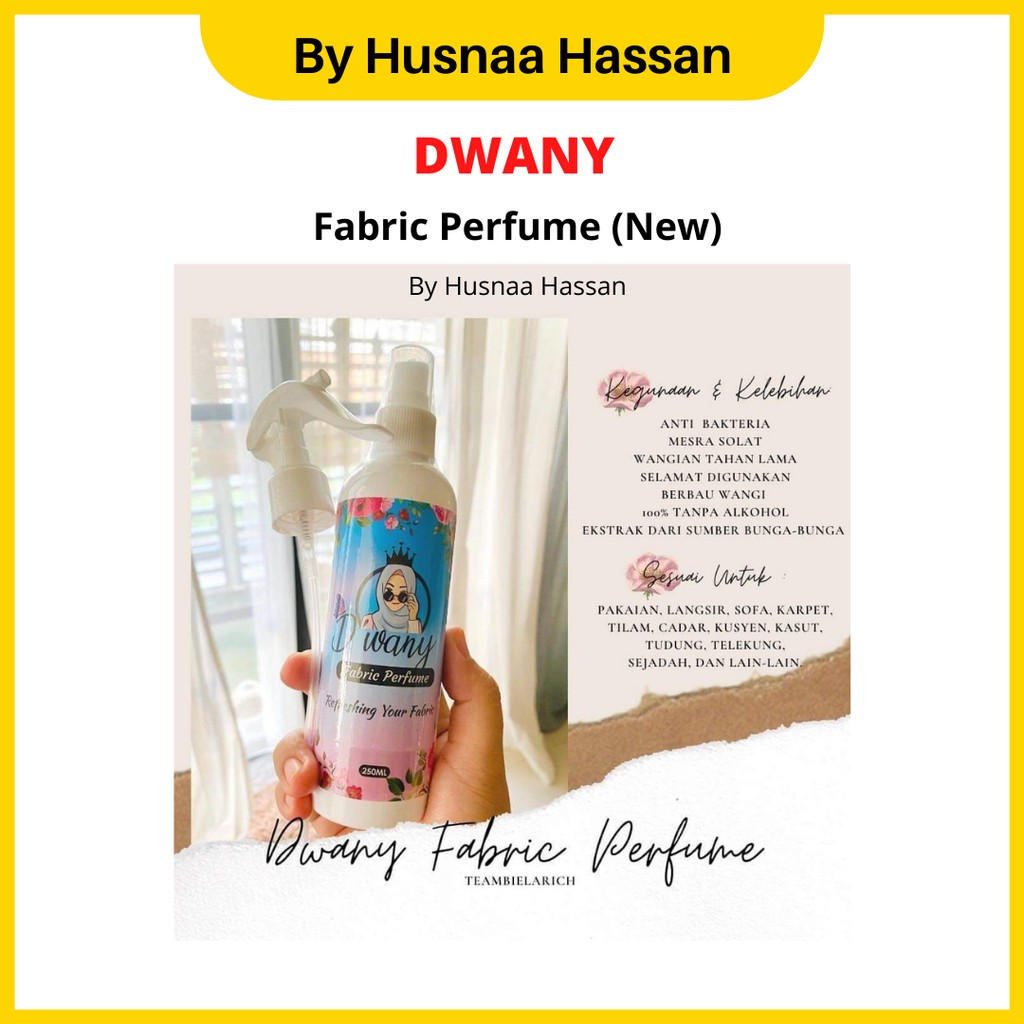 D Wany Fabric Perfume Pewangi Wangian Pakaian Dwany Shopee Malaysia