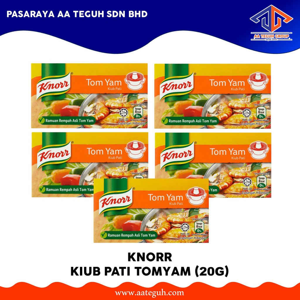 Knorr Tomyam Cube Kiub Tomyam 20gm Shopee Malaysia