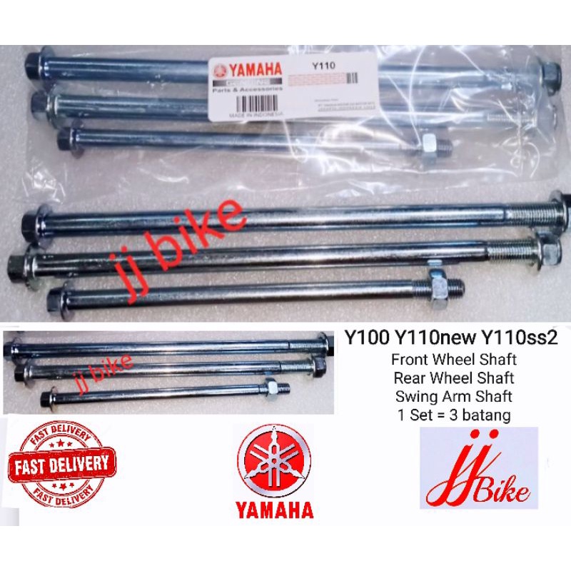 Y Y Y Ss Front Wheel Shaft Rear Wheel Shaft Arm Shaft Set Dalam Batang Shopee