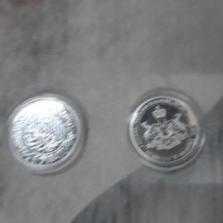 Kelantan Gold Trade 1 &2 dirham Silver 999.0 with capsule ...