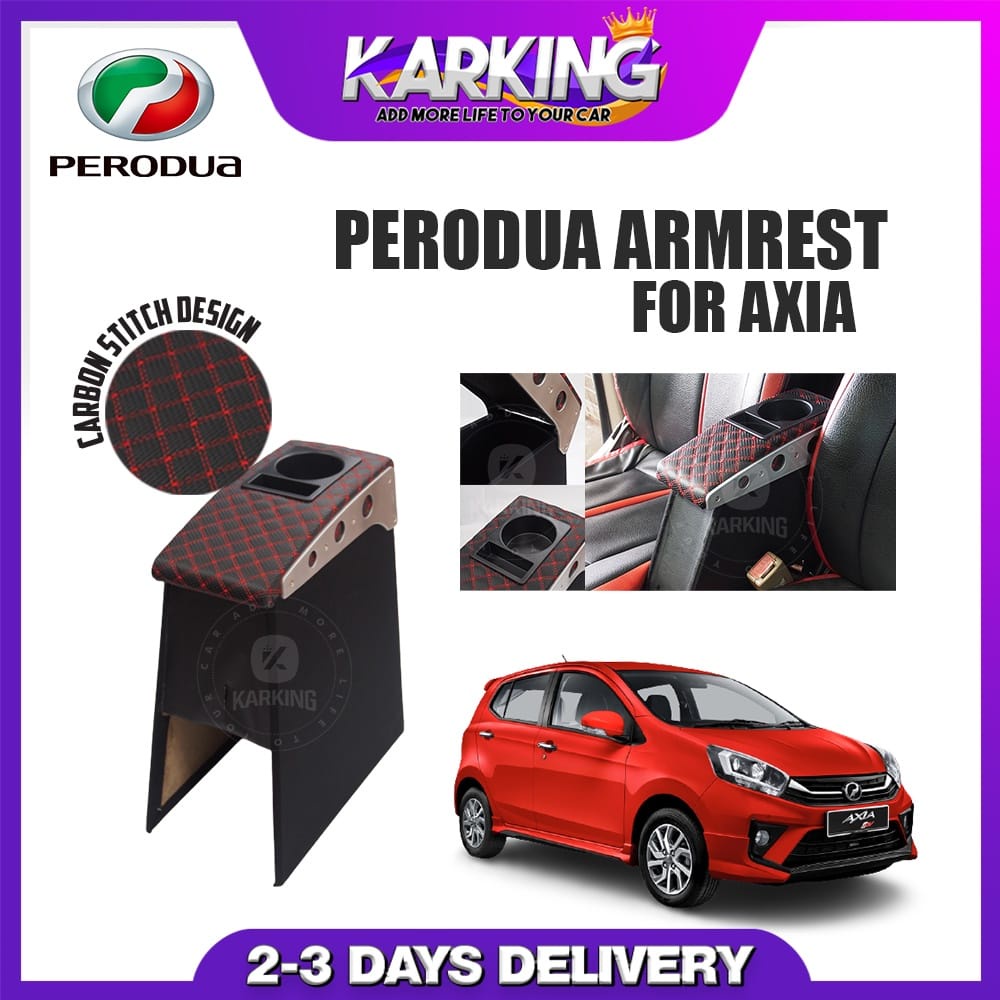 Perodua Axia High Quality Armrest Console Box with Cup Holder Shopee Malaysia