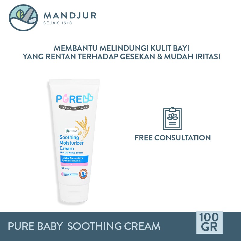 pure baby soothing moisturizer cream