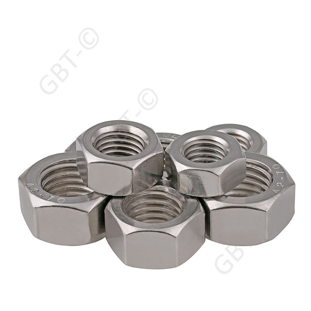 Hexagon Full Nuts Metric A2 Stainless Steel Hex Nut M16 M20 M24