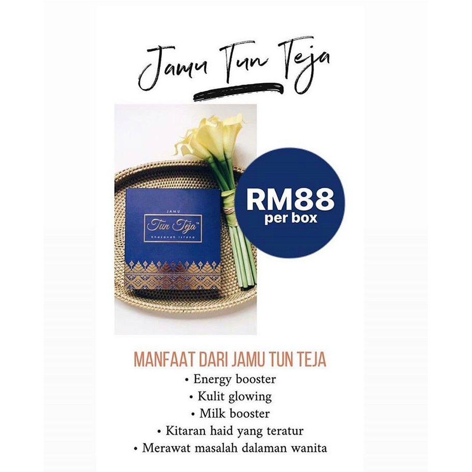 Jamu Tun Teja Not Your Average Jamu Shopee Malaysia