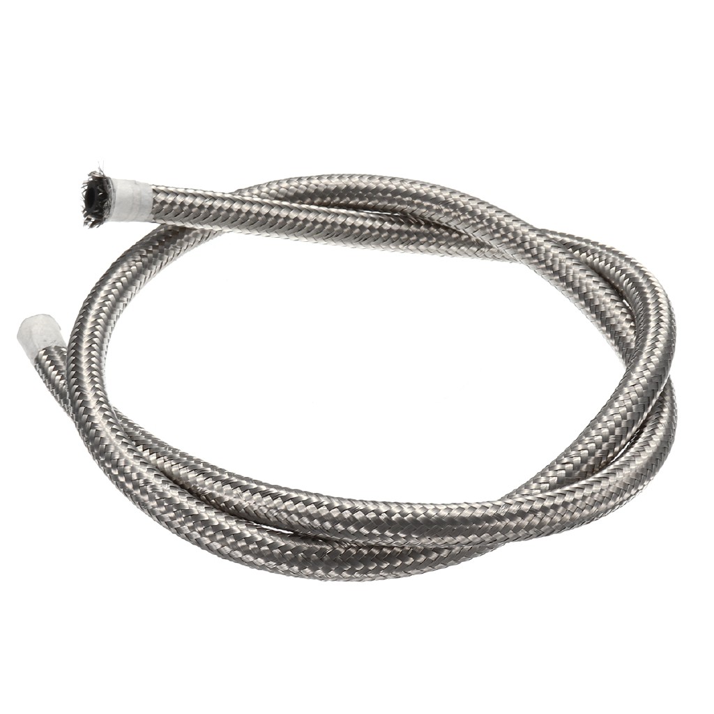 4AN AN4 4-AN OIL FUEL LINE HOSE 2M Meter 1//4/" STAINLESS STEEL  BRAIDED