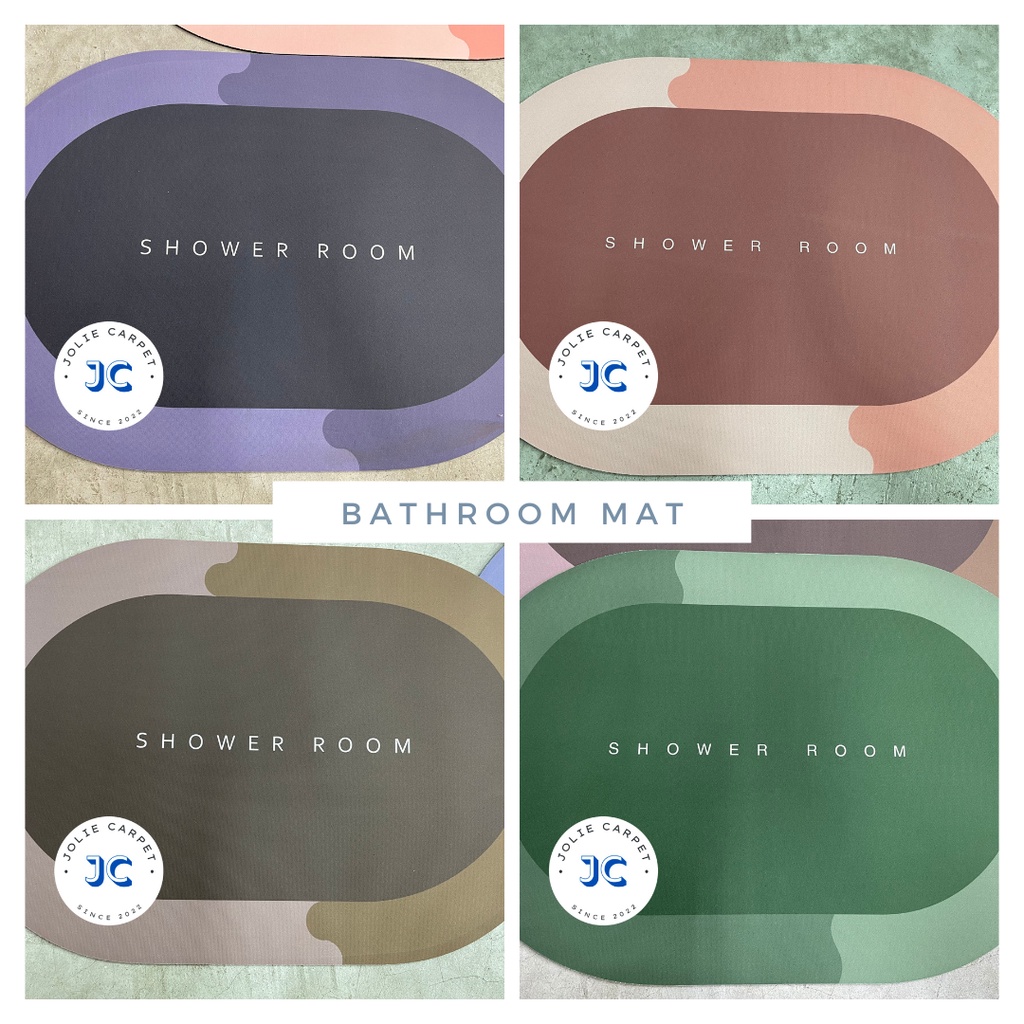 Super Absorbent Diatom Mud Pad // Toilet Mat // Bathroom Mat // Kitchen ...