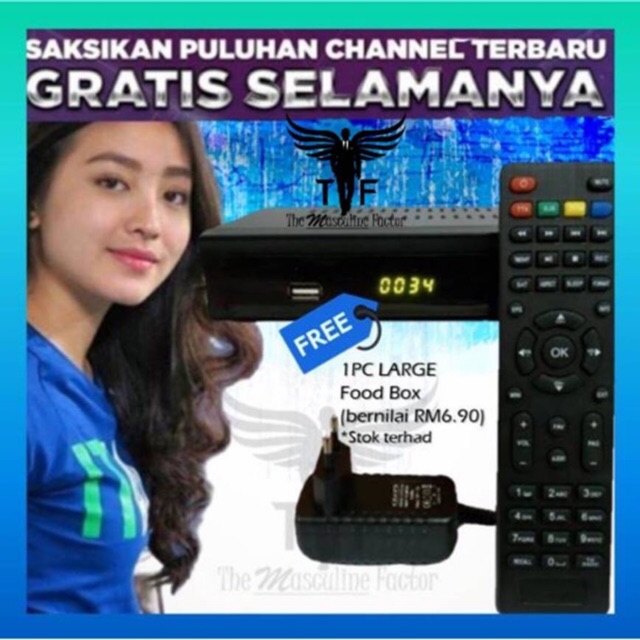 9.9 Sales🔥 Antenna Indonesia Malaysia MyTV TV Cable FREE ...