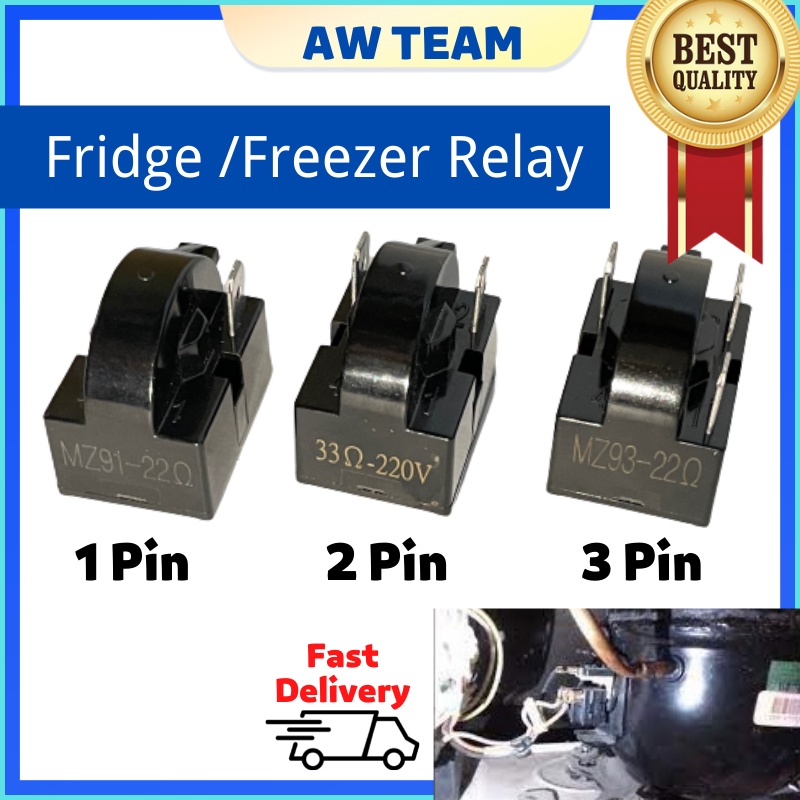 [ Top Quality ] Fridge Relay PTC Starter Refrigerator Freezer Peti Ais