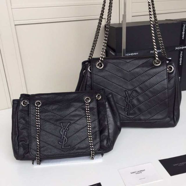 ysl leather shoulder bag