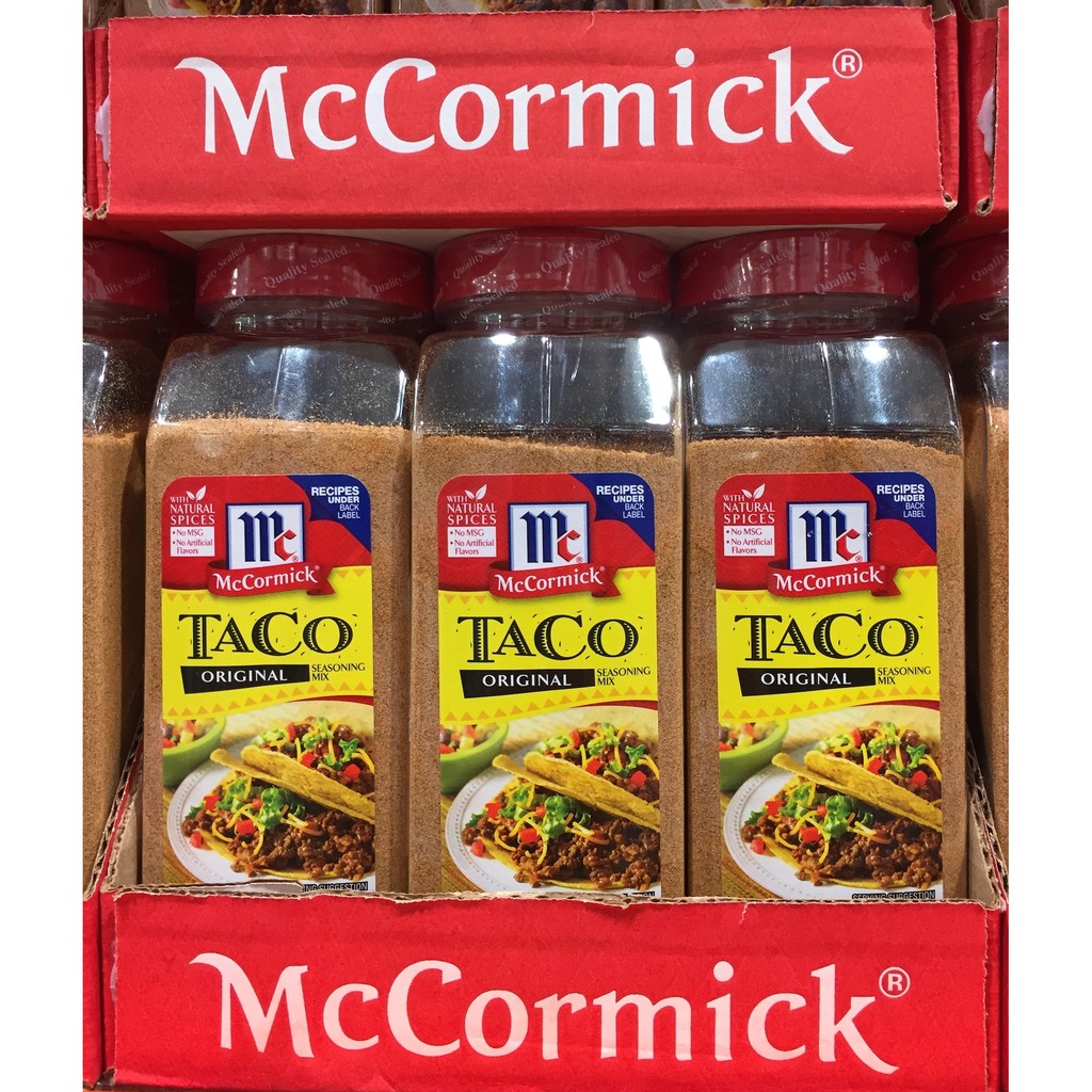Invoice Costco Daigou McCormick Tortilla Seasoning Powder (680g
