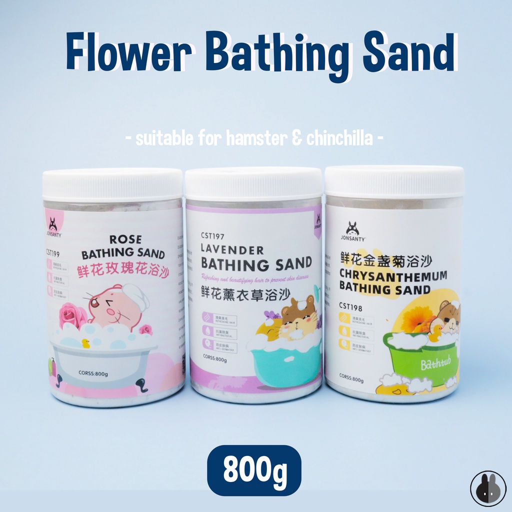JONSANTY Premium Hamster Bathing Sand Chinchilla Bathing Sand (Natural