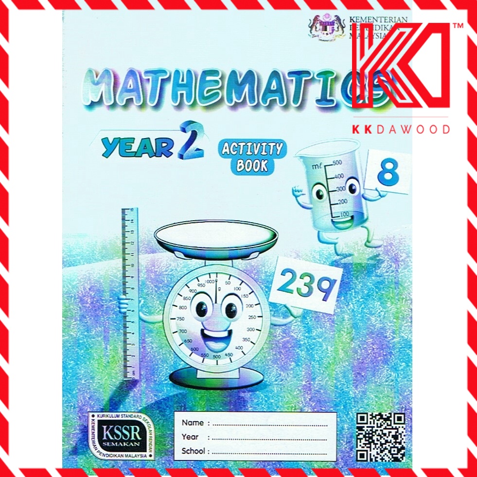 Buku Aktiviti Teks Tahun 2 Mathematics (DLP/English Version) | Shopee ...