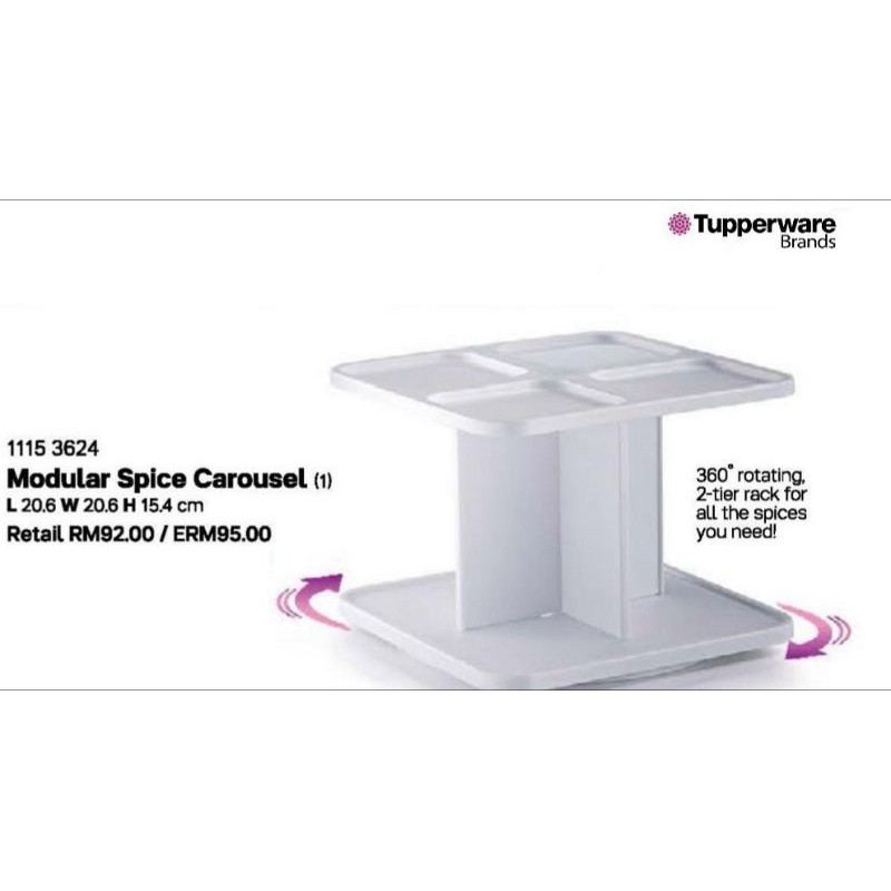 Modular Spice Set with Rack Tupperware