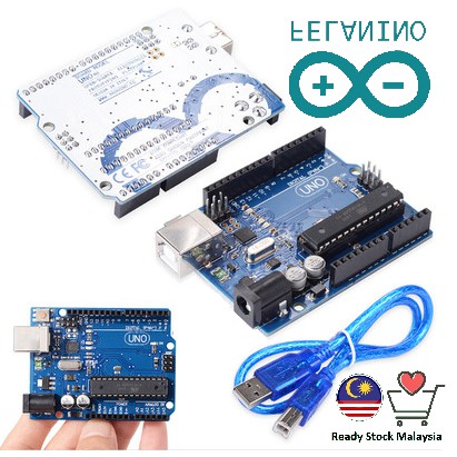 Uno R3 Atmel ATMEGA328P Compatible Arduino Board | Shopee Malaysia