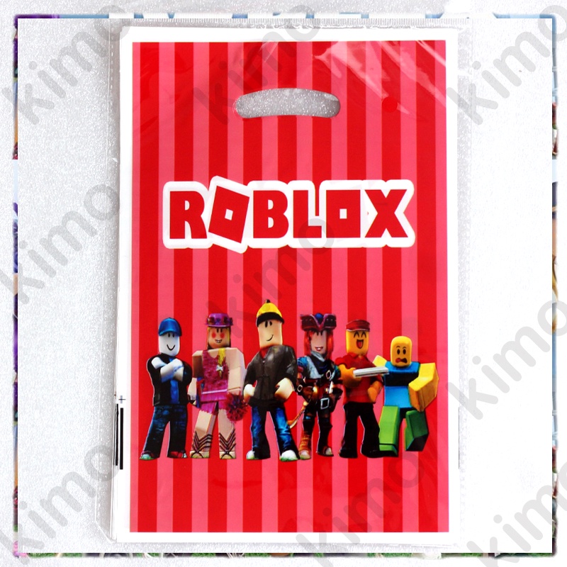 Roblox gift bag party decoration cartoon theme happy birthday Shopee Malaysia