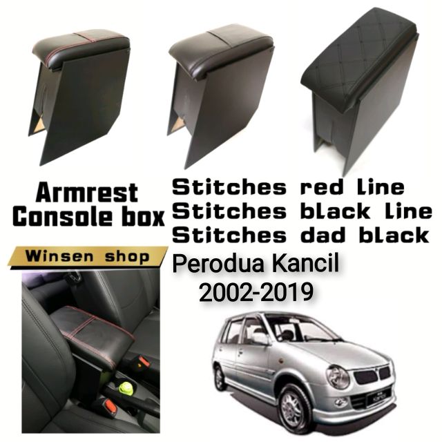 Perodua kancil 2002-2018 armrest console box  Shopee Malaysia