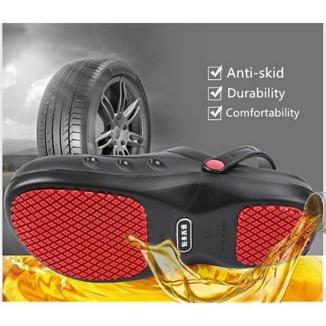 Clog Crocs Safety Shoes non-slip safety shoes, oil-proof work shoes |  Shopee Malaysia