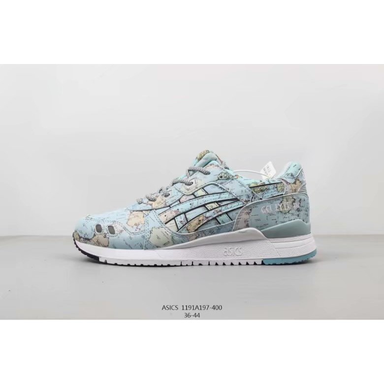 atmos asics gel lyte iii world map