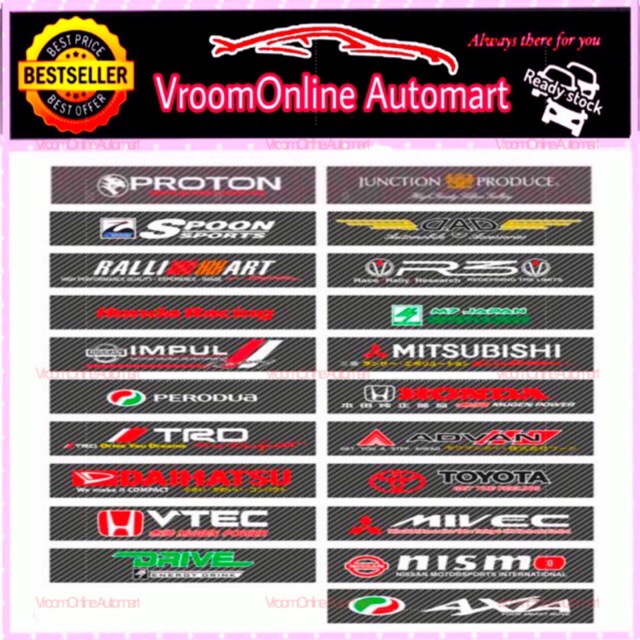 Front Carbon Windscreen Windshield Window Sticker  Shopee 