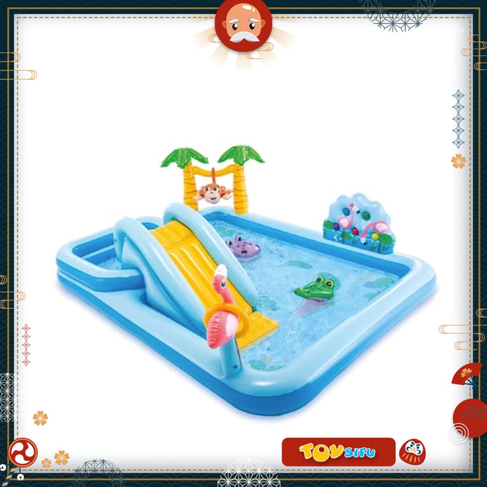 Intex 57161 Inflatable Jungle Adventure Play Centre Swimming Pool with
